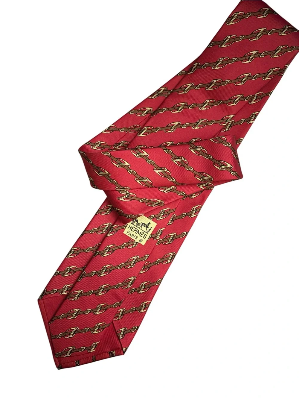 HERMÈS silk tie